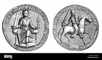 The Great Seal of King John (1166 – 1216), was a seal used to symbolise ...