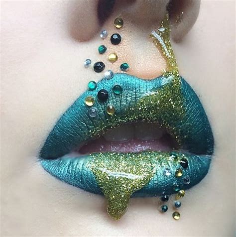 Lip Art Imitates Nail Art As A Funky New Trend Beauty