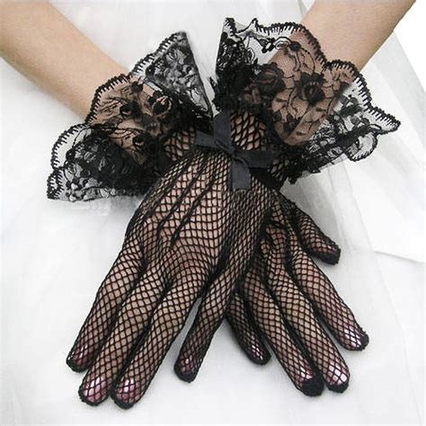 Hot Love Sexy Long Lace Gloves Women Seducing Gloves Fashion