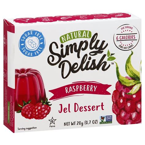 simply delish natural raspberry jel dessert shop baking ingredients