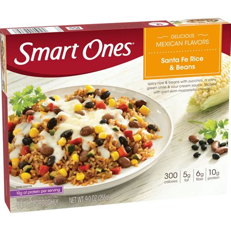 Smart Ones Sante Fe Rice And Beans Frozen Meal 9 Oz Box