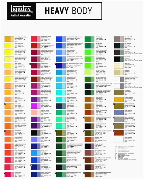 √ Folk Art Acrylic Paint Color Chart