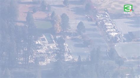 Livecopter 3 Surveys Camp Fire Damage Youtube