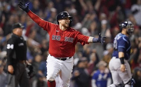 Mlb Christian Vázquez A Lo David Ortiz En Hr Red Sox A Rays