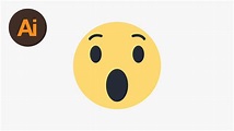 Learn How to Draw the Facebook Wow Emoji in Adobe ...