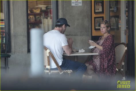 Photo Chris Hemsworth Elsa Pataky Enjoy Lunch Date Photo