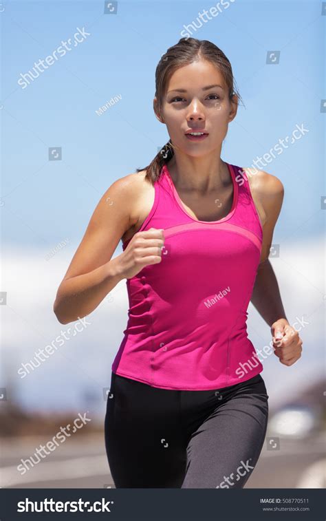 Fit Sport Athlete Running Woman Runner Stock Photo 508770511 Shutterstock