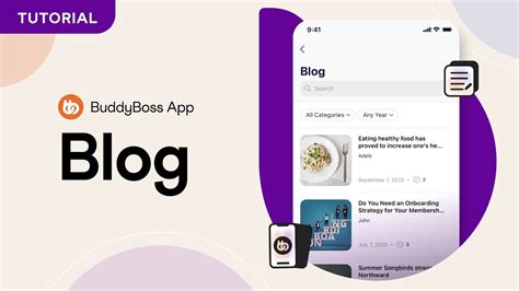 How To Display Blog Posts In Buddyboss App Youtube