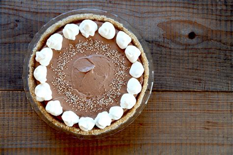 No Bake Tahini Chocolate Mousse Pie Kitchen Vignettes PBS Food