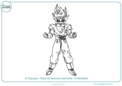 Dibujos De Goku Faciles Para Ninos