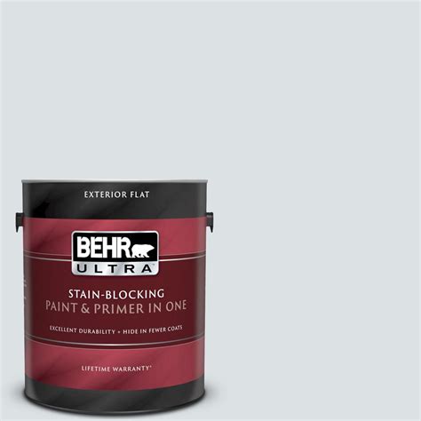 Behr Ultra 1 Gal Mq3 27 Etched Glass Flat Exterior Paint And Primer