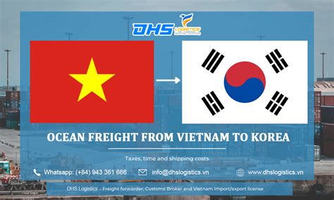 Ocean Freight From Vietnam To Korea Full Services