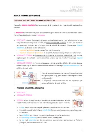 Tots Els Apunts Fisiologia I Fisiopatologia Pdf