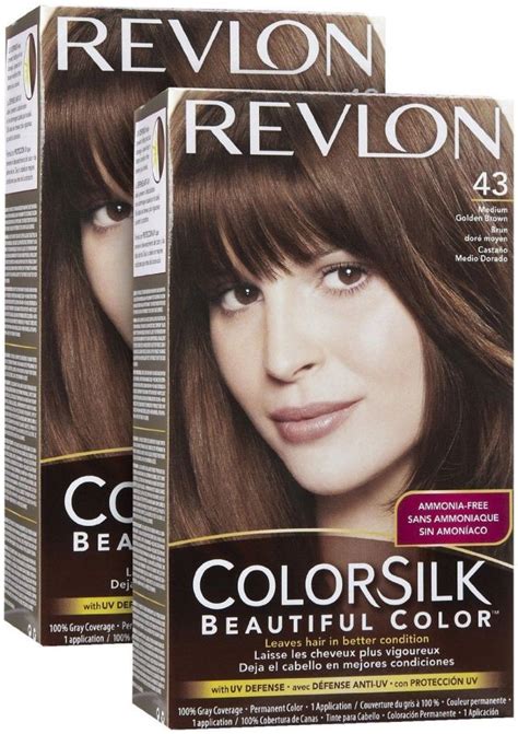 Find many great new & used options and get the best deals for revlon colorsilk medium golden brown 43 1ct 309978695431t262 at the best online prices at ebay! Revlon ColorSilk With UV Defense Hair Dye Review | Revlon ...