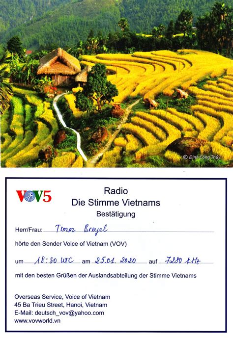 SOUTH EAST ASIA DXING: Voice of Vietnam (Die Stimme Vietnams)*