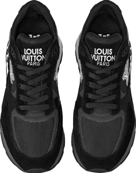 Louis Vuitton Black Initials Run Away Sneakers Inc Style