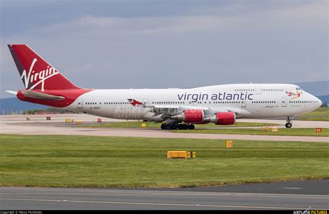 G Vroy Virgin Atlantic Boeing 747 400 At Manchester Photo Id 919715