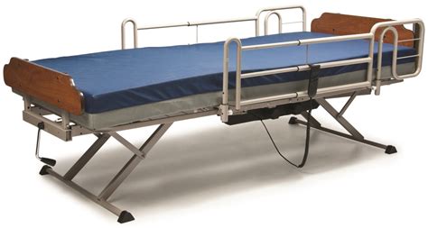 Full Electric Patriot Lx Hospital Bed Mattress And Rails By Lumex