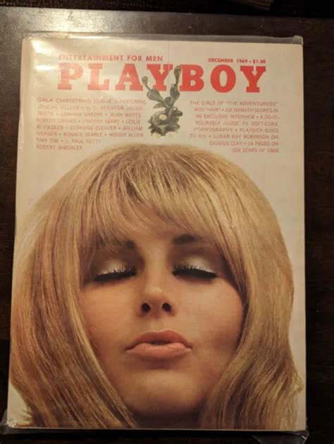 Vintage Playboy Magazine December 1969 Excellent Condition 700