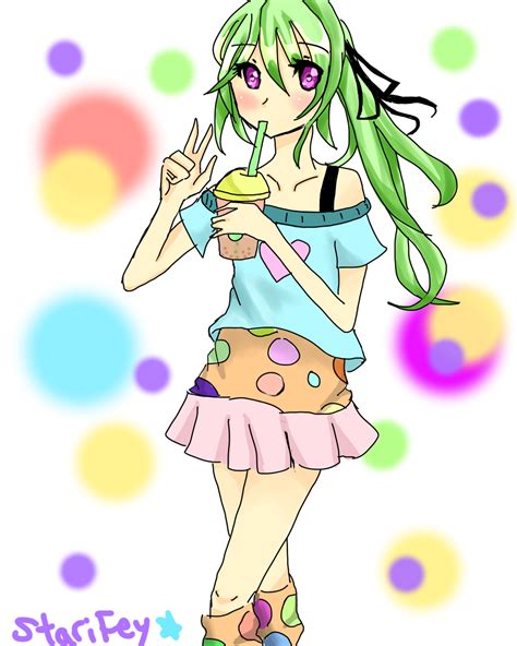 Bubble Tea Girl By Stariifey On Deviantart