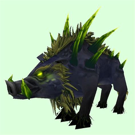 Petopia Black And Green Felboar Pets Warcraft World Of Warcraft