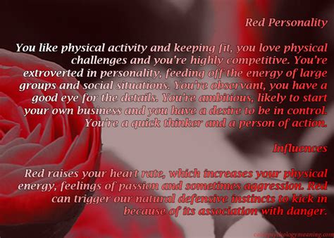 Meaning Of Color Red Symbolism Psychology And Personality