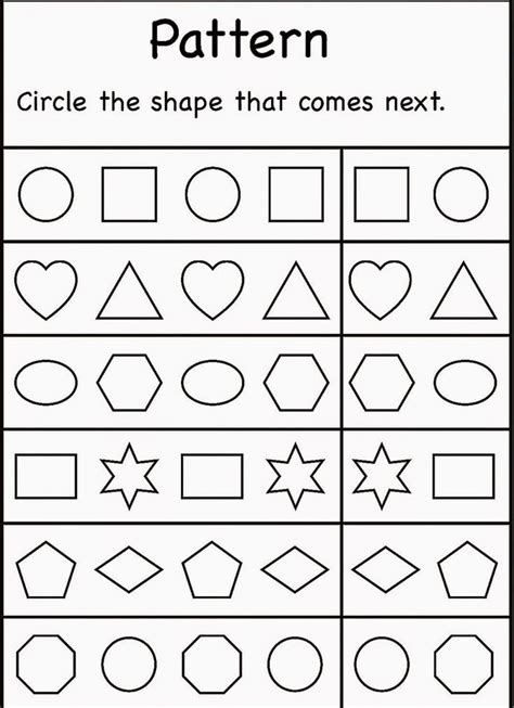 Worksheets For 4 Year Olds Printable