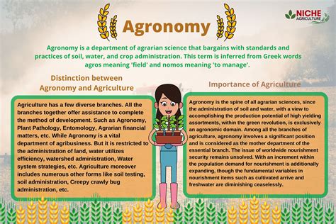 You have the courage to fight what is right. Agronomy- Branch of Agricultural Science - Niche Agriculture