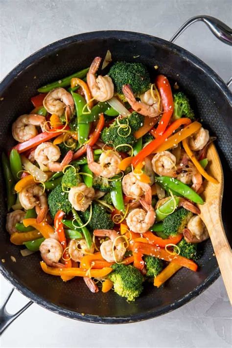 Shrimp Stir Fry Recipe With Lemon And Ginger Spoonful Of Flavor