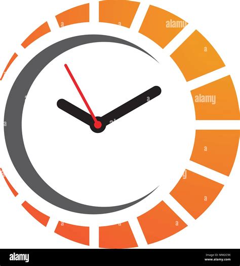 Clock Speed Icon Vector Illustration Design Template Stock Vector Image