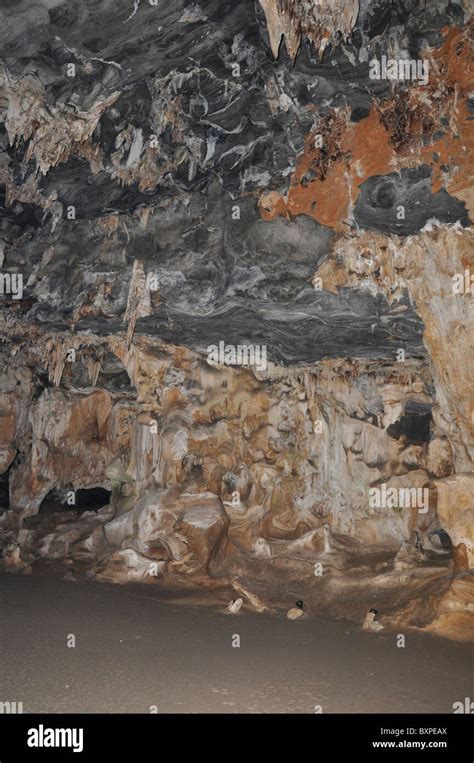 Dripstone Formations In Cango Caves Oudtshoorn South Africa Stock