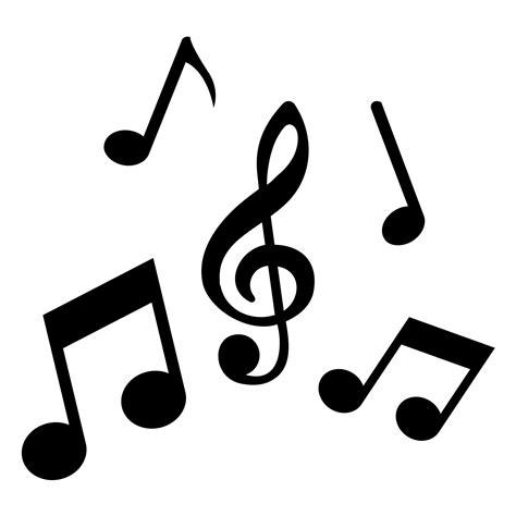 Nota Icono Vector Música Ilustración Signo Canción Símbolo Melodía