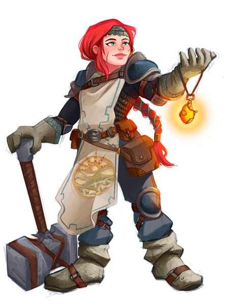 Art Commissioned My Dwarf Cleric Eyir Lifdagar Dnd Female Dwarf