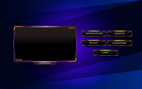 Twitch Stream Overlay Package Including Facecam Overlay Starting Soon