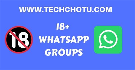 New 18 Whatsapp Group Links 2021 Whatsapp Group Links 2021techchotu
