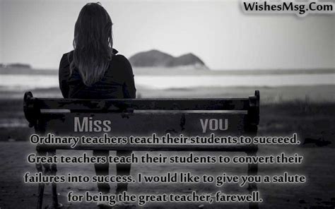 If you're brave enough to say goodbye, life will reward you with a hello. Farewell Quotes For Teacher - Wishes and Messages - WishesMsg