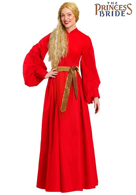 Princess Bride Buttercup Red Dress Costume For Women