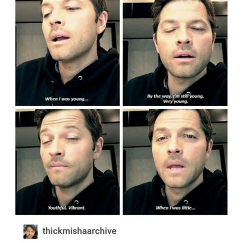 Supernatural Tumblr Textpost Cast Misha Collins Set Supernatural Funny Supernatural Misha