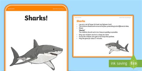 Cfe Second Level Sharks Warm Up Activity Cards Twinkl