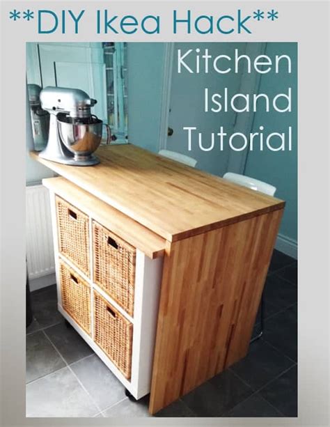 Diy Ikea Hack Kitchen Island Tutorial Make Calm Lovely