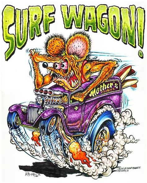 Rat Fink Surf Wagon Surf Wagons Rat Fink Rats Ed Roth Art