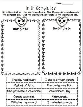 Many people reach these grade levels and focus on the literature that is covered in most classes. Valentine's Day Language Arts Worksheet Pack by The Honey Pot | TpT