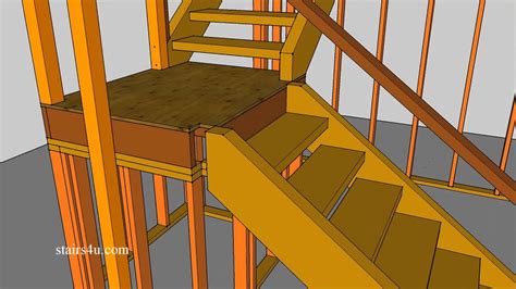 How To Build A Deck Stair Landing Builders Villa