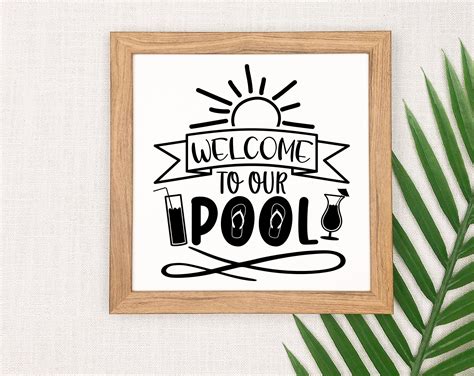 Pool Quotes Svg Bundle 6 Designs Pool Sayings Svg Life Is Better By The Pool Svg Take Me To