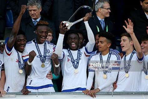 Uefa Youth League Trophy Photos And Premium High Res Pictures Getty Images
