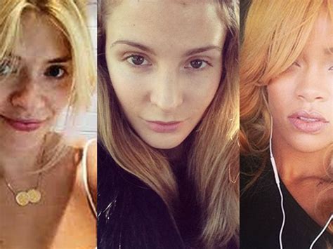 Celebrities No Makeup Selfie For Cancer Awareness