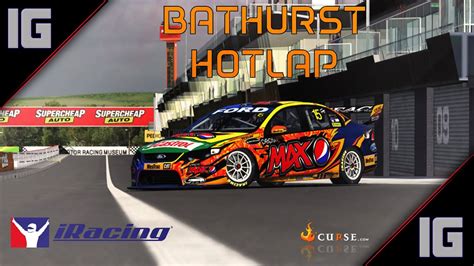 IRacing Bathurst Fastest V8 Supercar Hot Lap YouTube