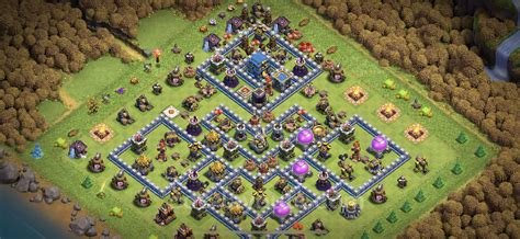 Farming Base Th12 With Link Hybrid Clash Of Clans Town Hall Level