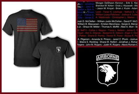 101st Airborne Division Tribute T Shirt