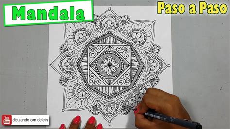 Para dividir un segmento en dos partes iguales basta con utilizar la mediatriz. Como dibujar un Mandala paso a paso, Mandala #28 | Mandala ...